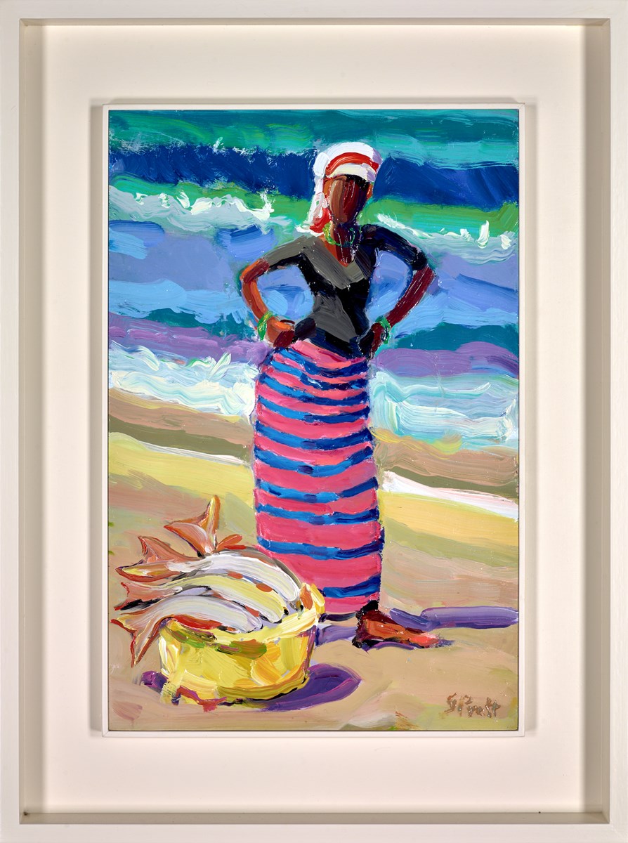 Fisherwoman , Tangi Beach