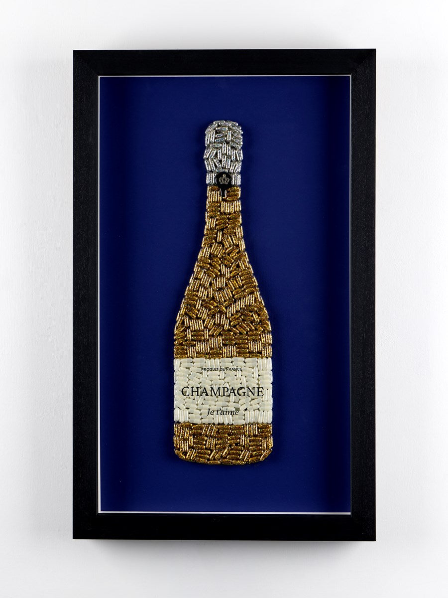 Champagne Je T'aime (Framed)