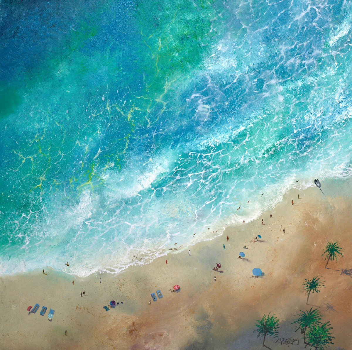 Having A Beach Day