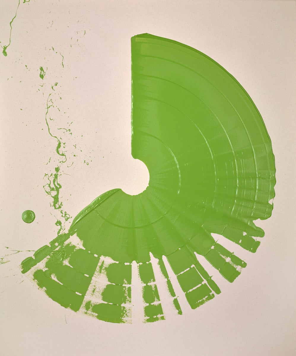 Large Brushstroke Green