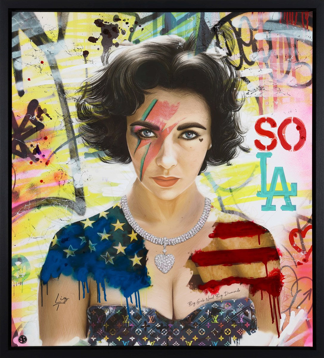Elizabeth Taylor (Framed)