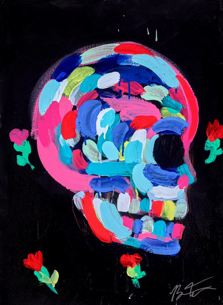 Skull (Black) IX