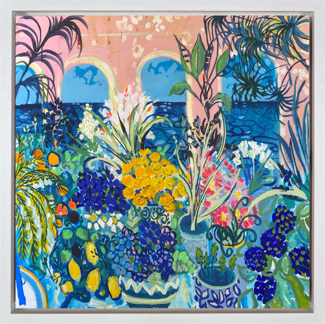 Le Marché des Fleurs, Nice (Framed)
