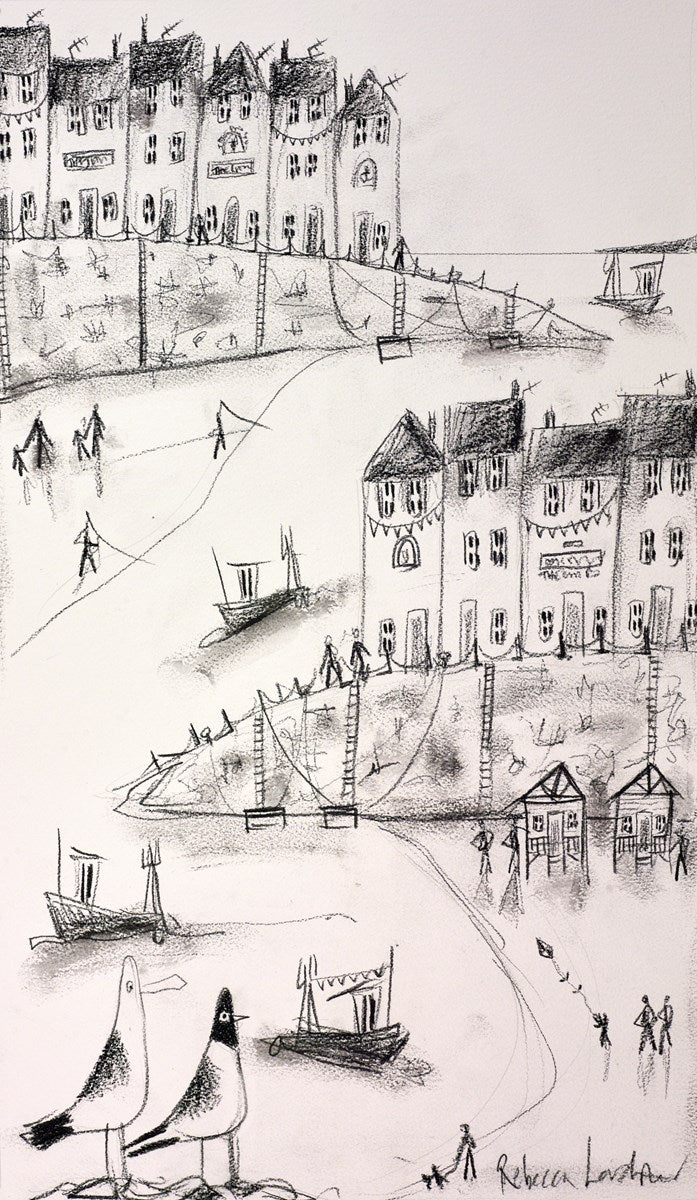 Relaxing at the Harbour (sketch)
