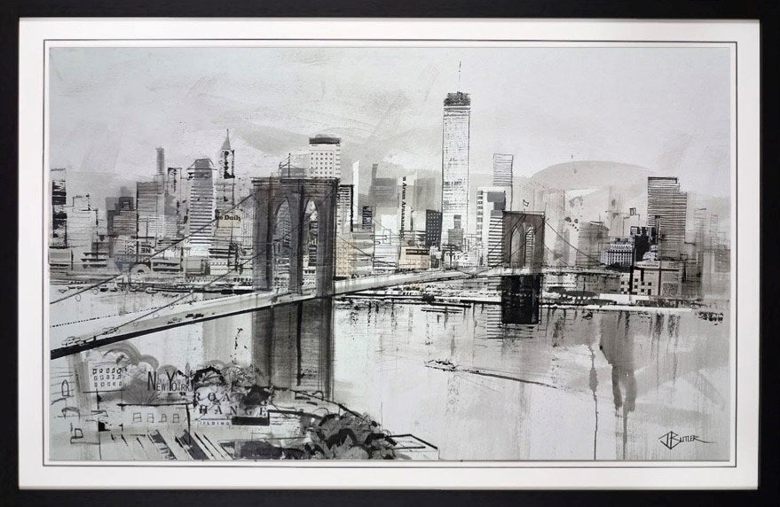 Brooklyn Bridge (Study) (Framed)
