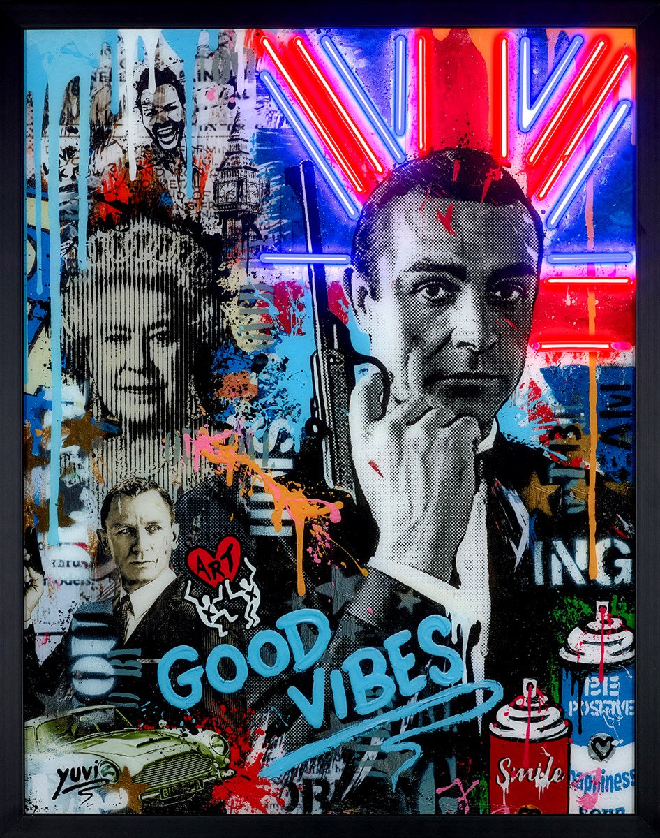 Feeling the Good Vibes (Framed)