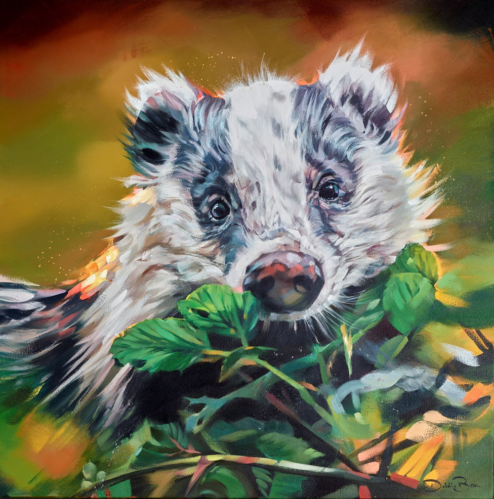 Badger in the Brambles