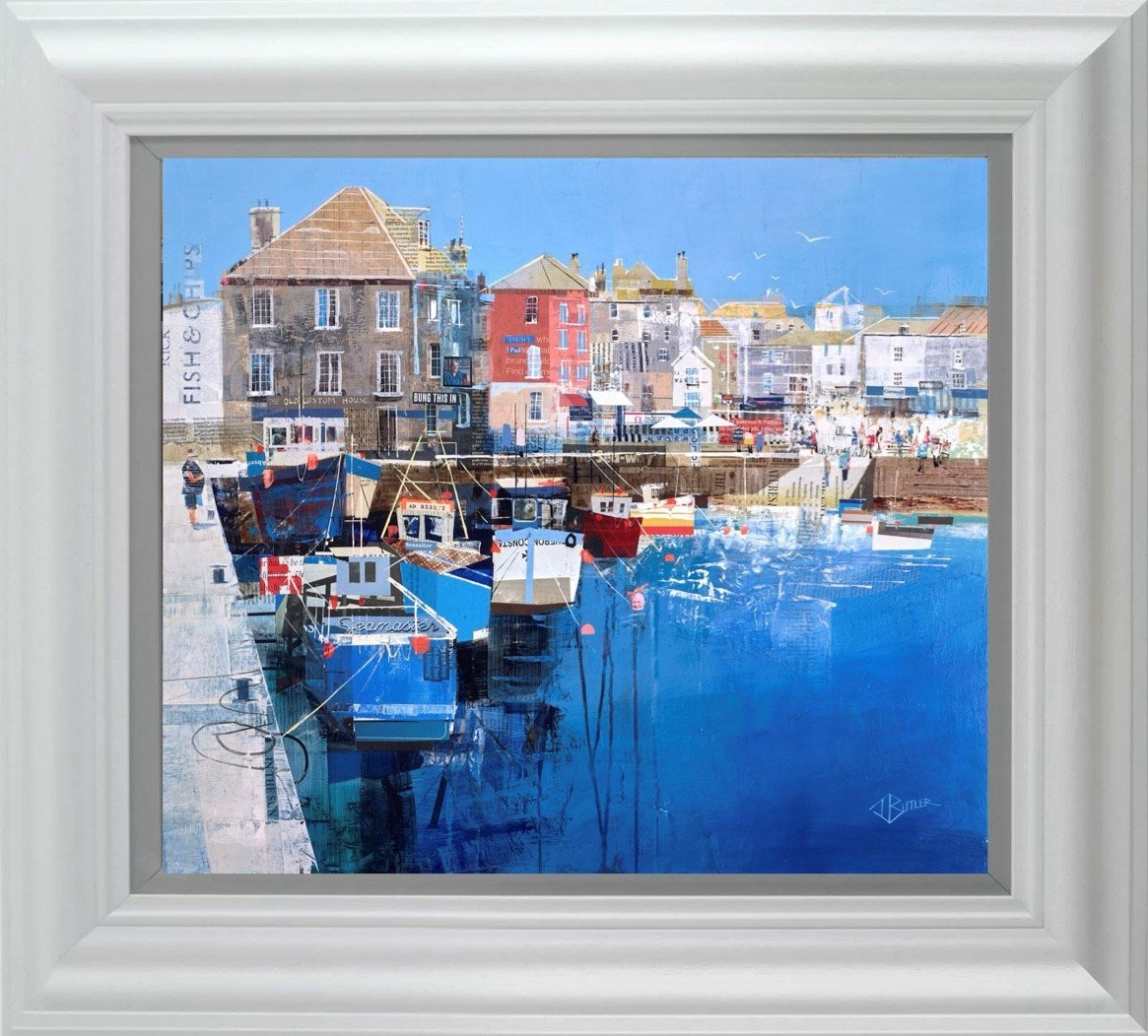 Harbour Sun , Padstow (Framed)