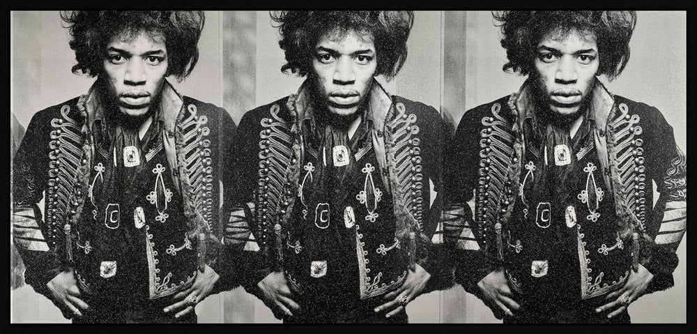 Hendrix Wild Thing Triptych, 2023 Wild White