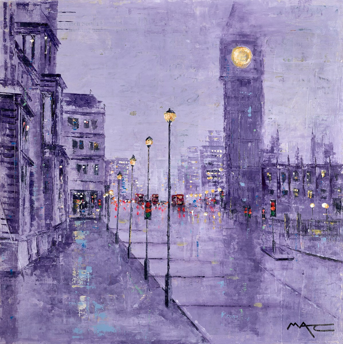 Distant Buses, London