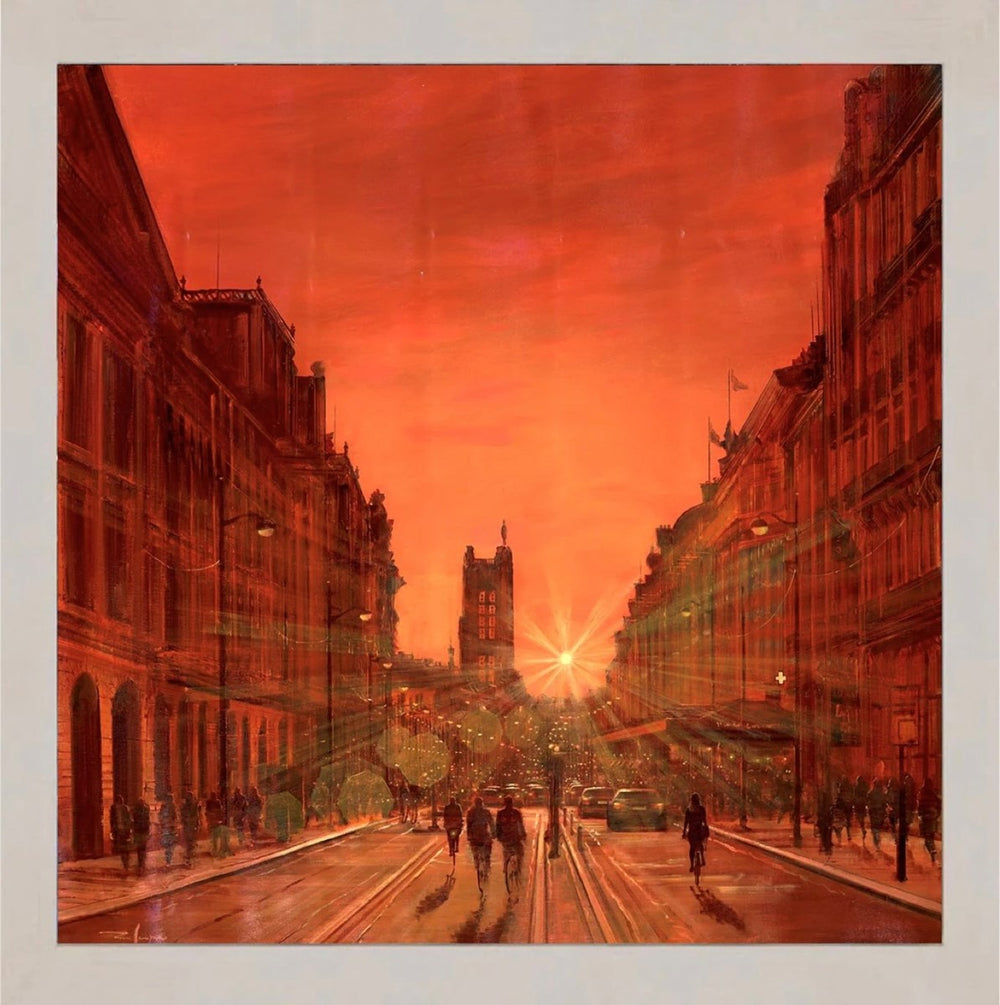 Sunsets and Orange Skies (Framed)