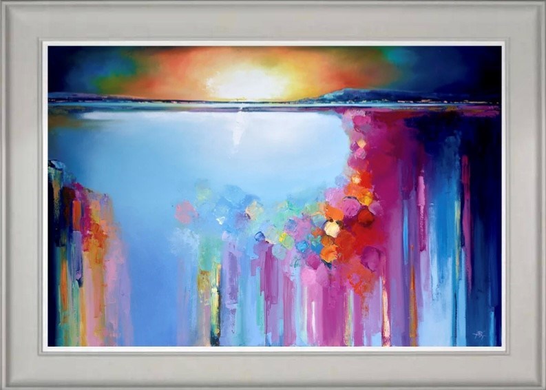 Vibrant Waters II (Framed)