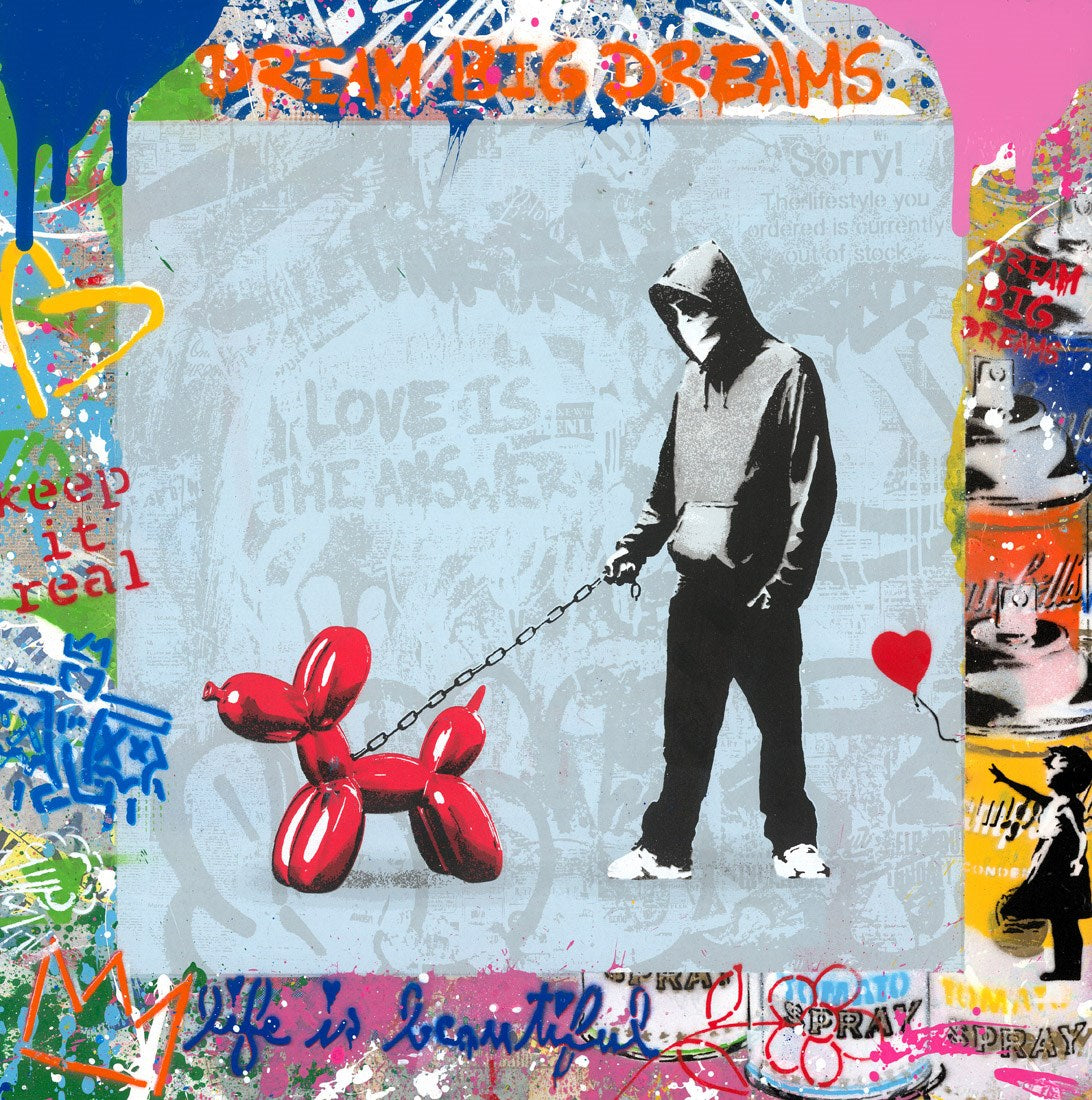 Banksy Dog Walker