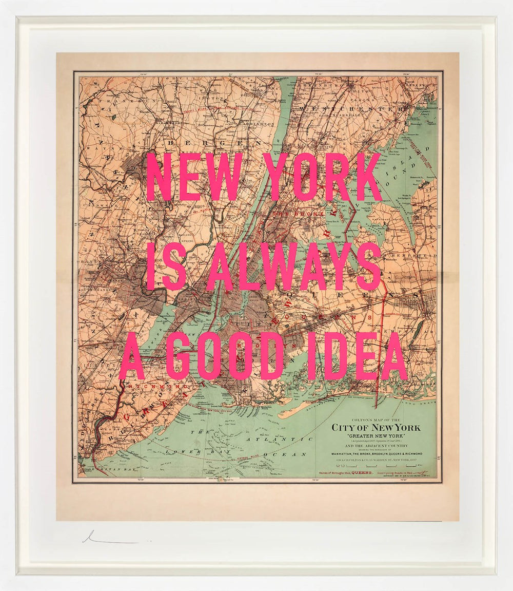 New York Is Always A Good Idea (Framed)