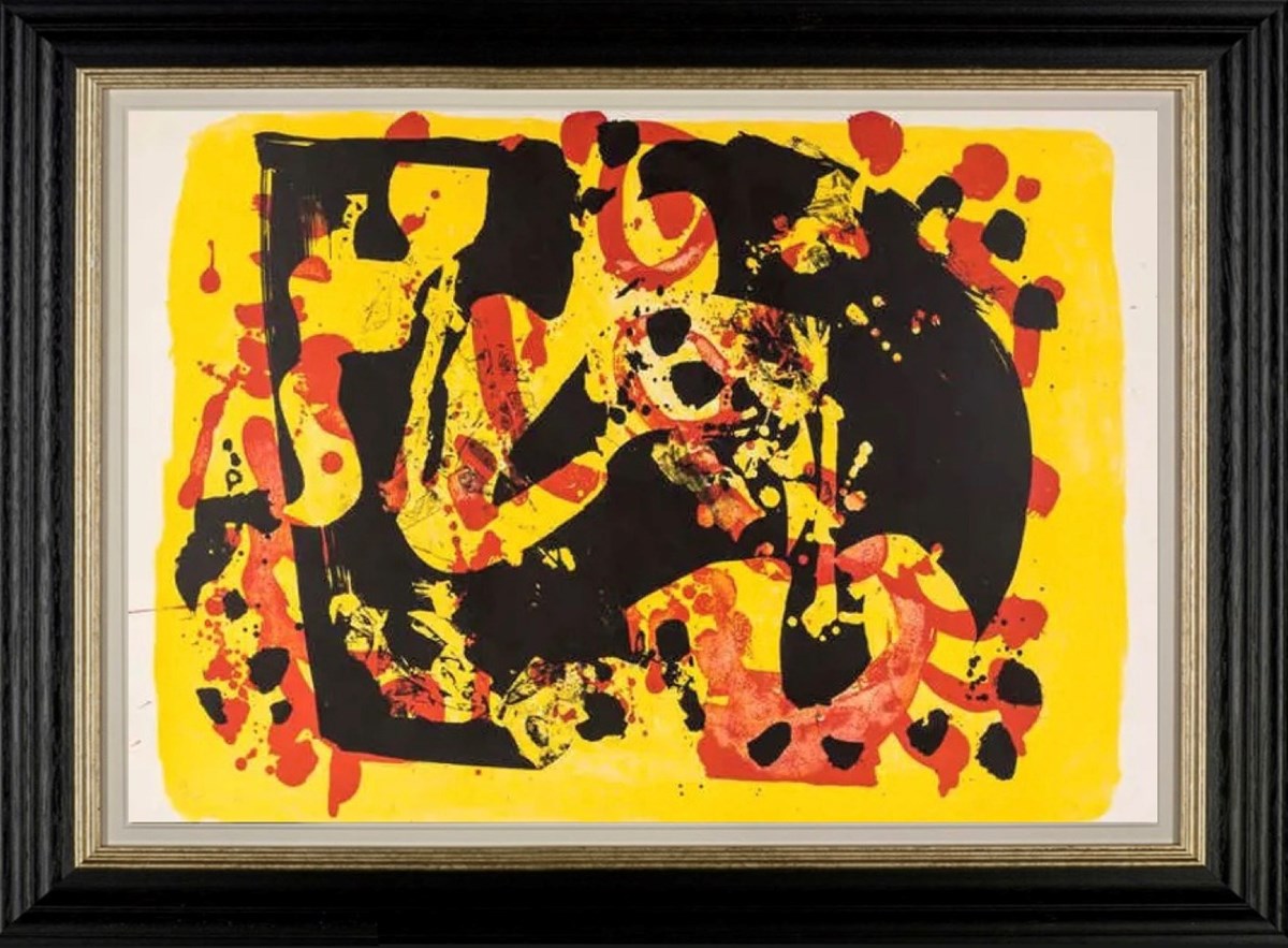 Zurich Improvisation II, 1965 (Framed)