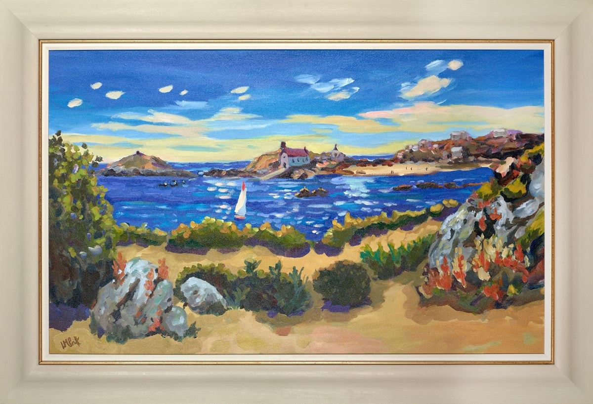 Bright Cerulean water