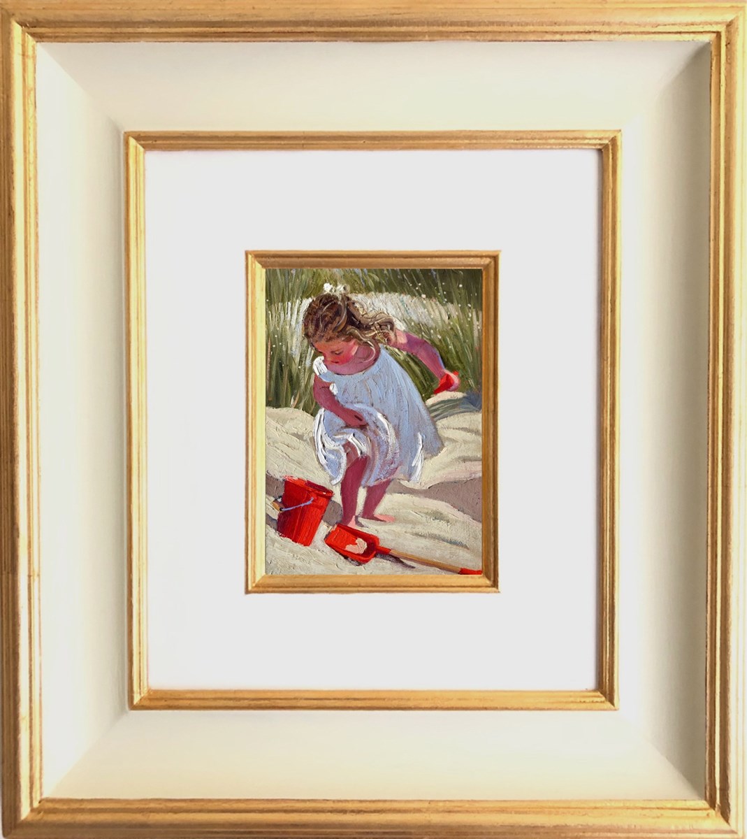 Beach Play (Framed)