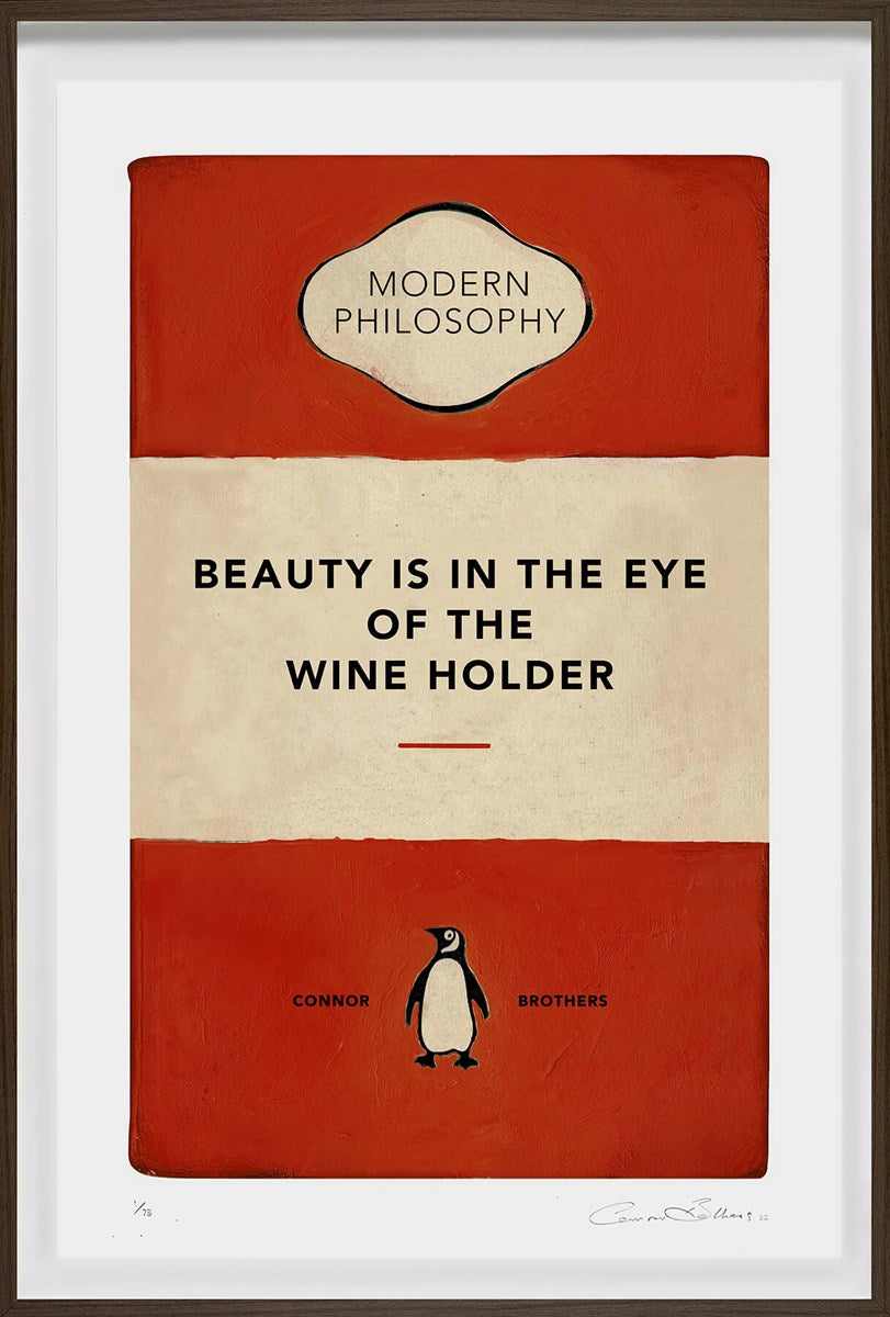 Beauty is in the Eye of the Wine Holder (Framed)