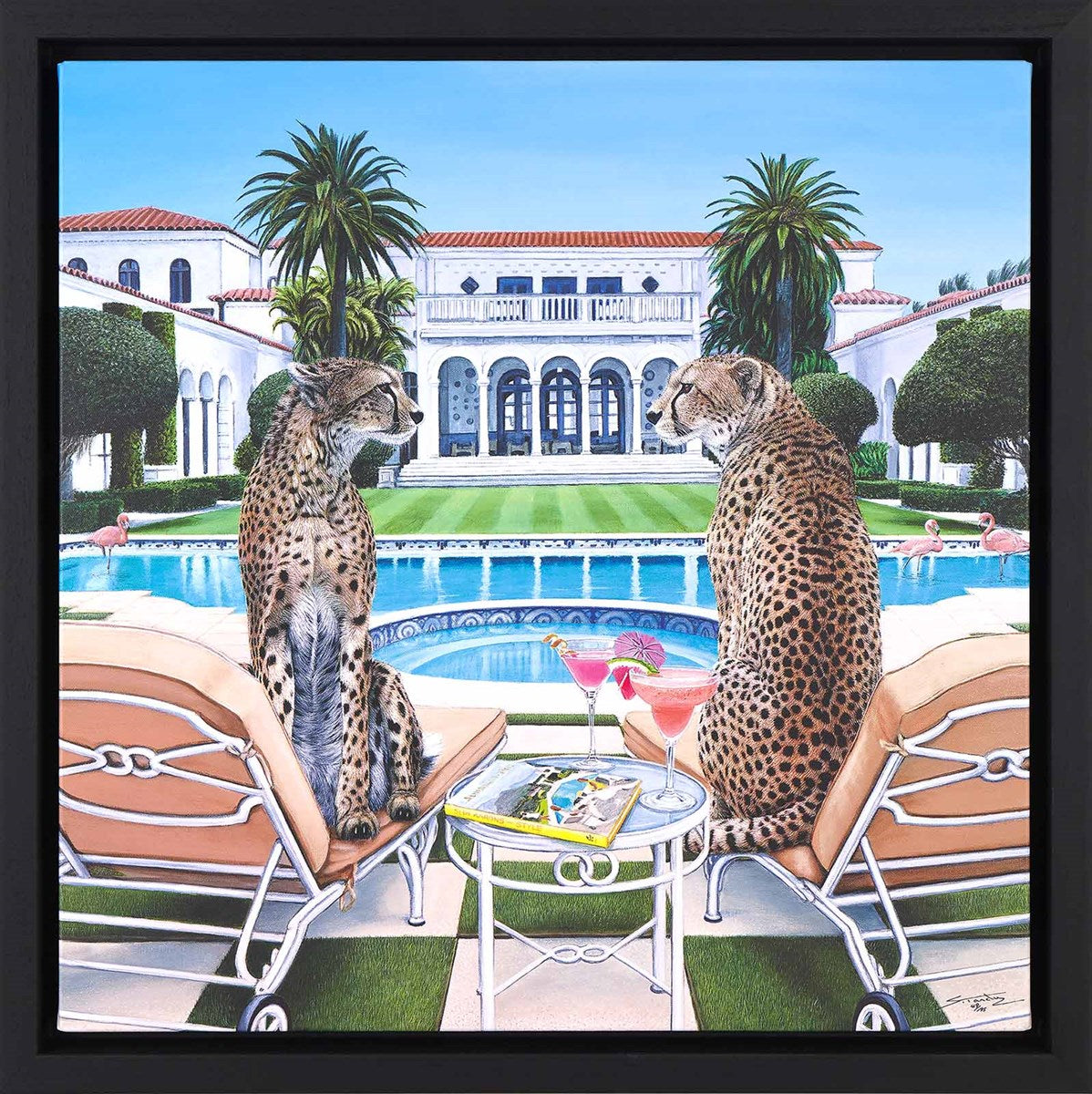Palm Beach Gossip (Framed)
