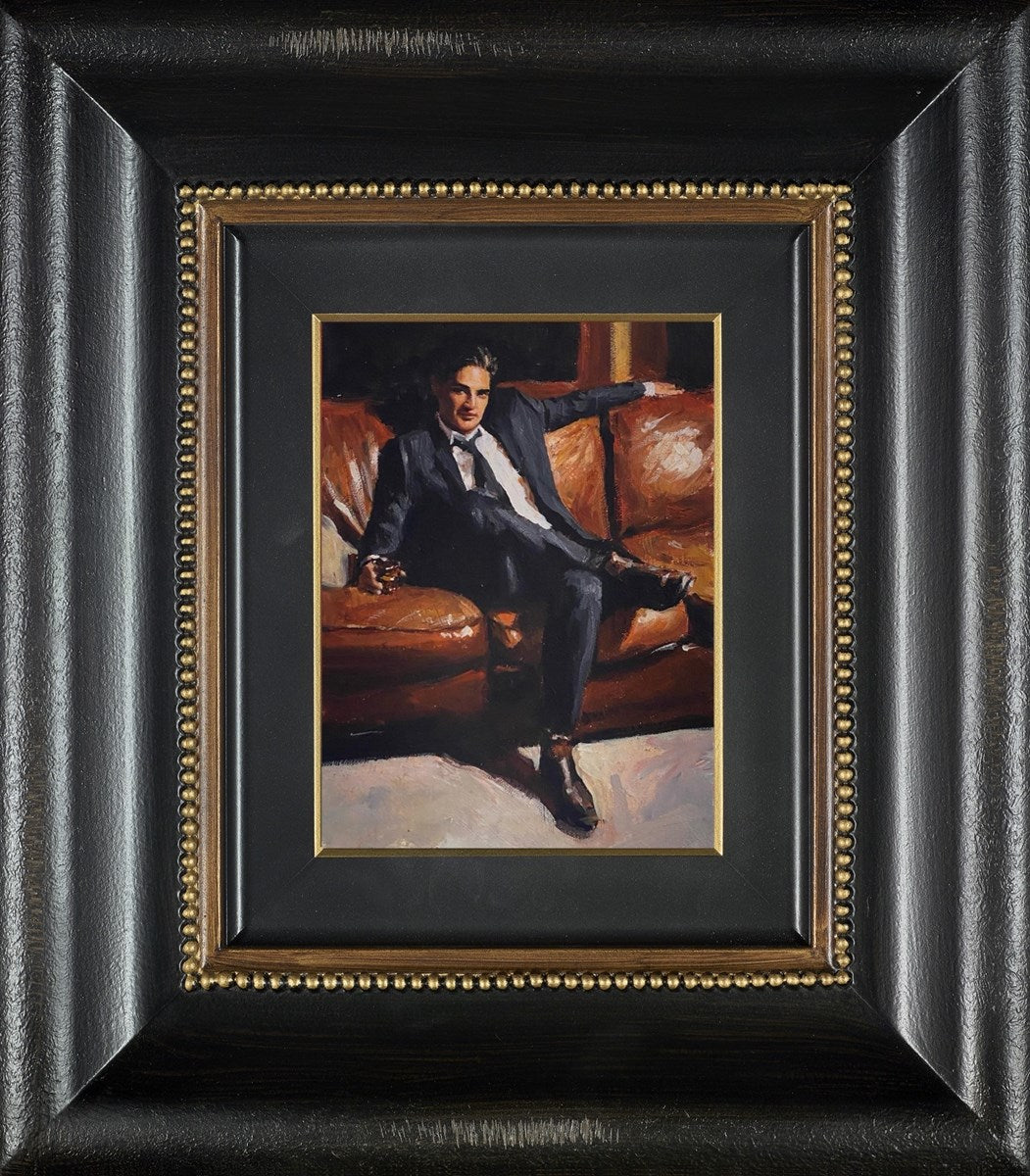 Whiskey on the Couch II (Framed)