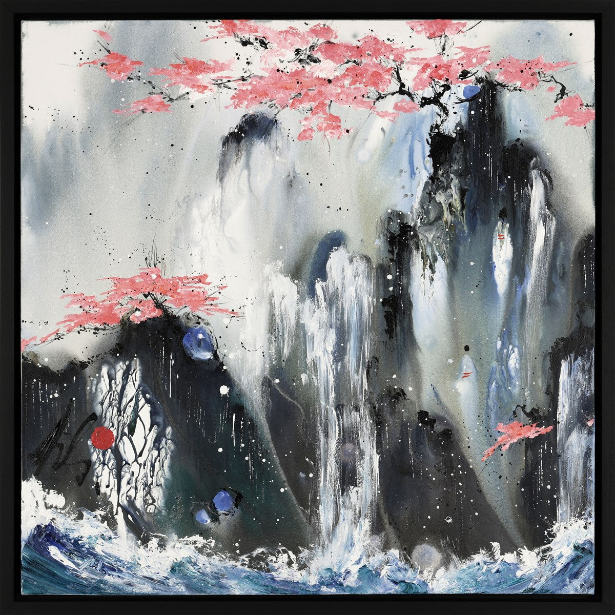 Falling into Happiness (Framed)