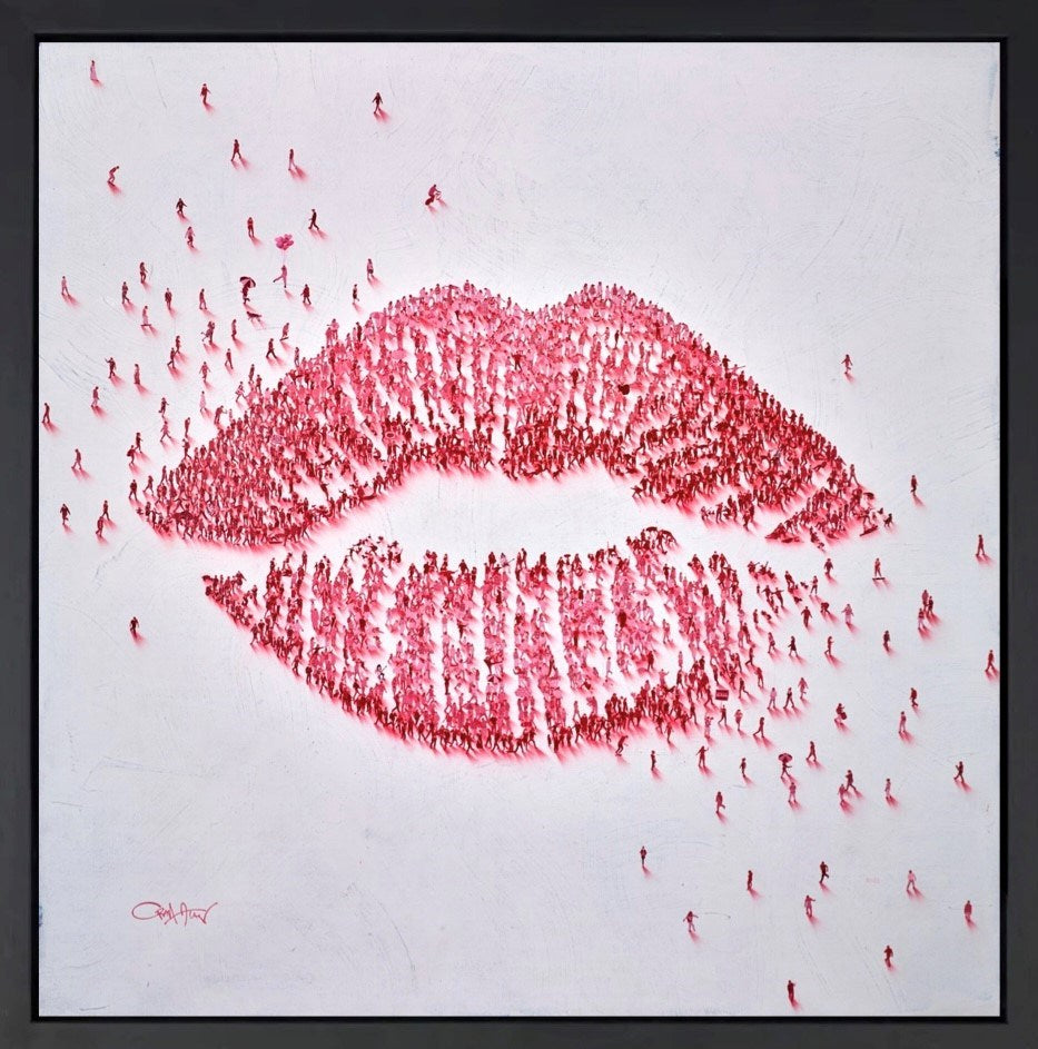 Kiss Me Again (Framed)