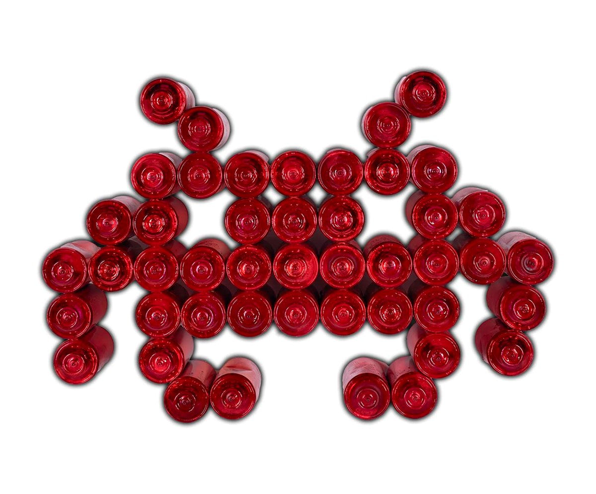 Space Inader Red Space Invader (Red) | Dan Pearce – Clarendon Fine Art