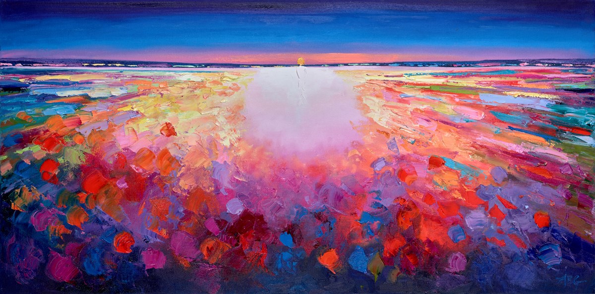 Radiating colours