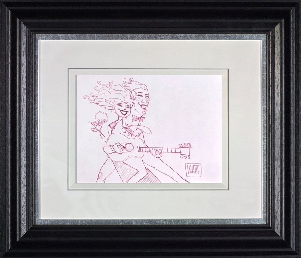 Blow My Hair Back Study (Framed)