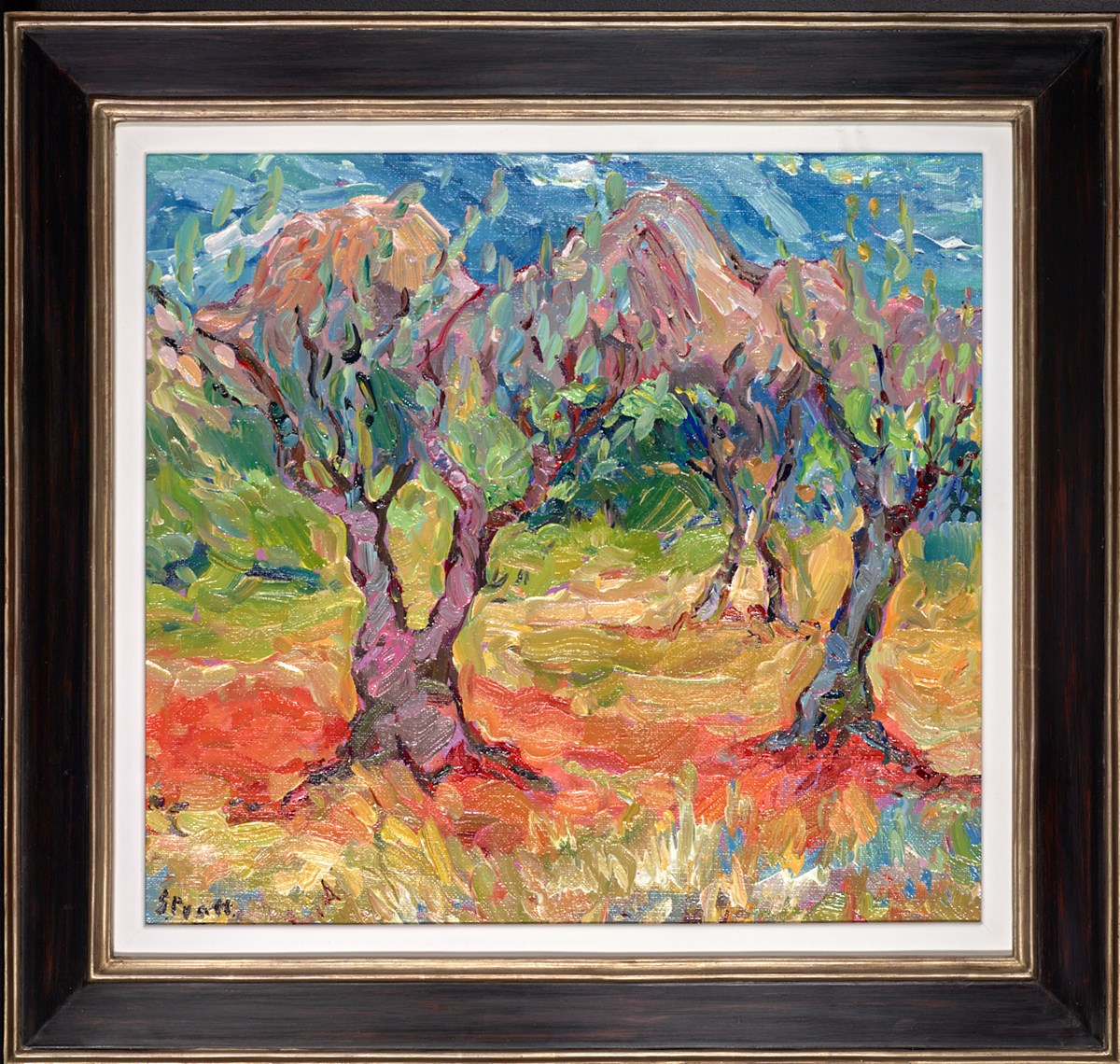 Olive Trees Next to Vincents Sanitorium