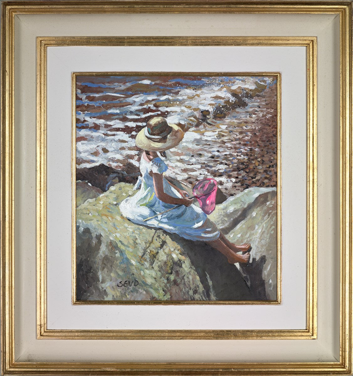The Pink Net (Framed)