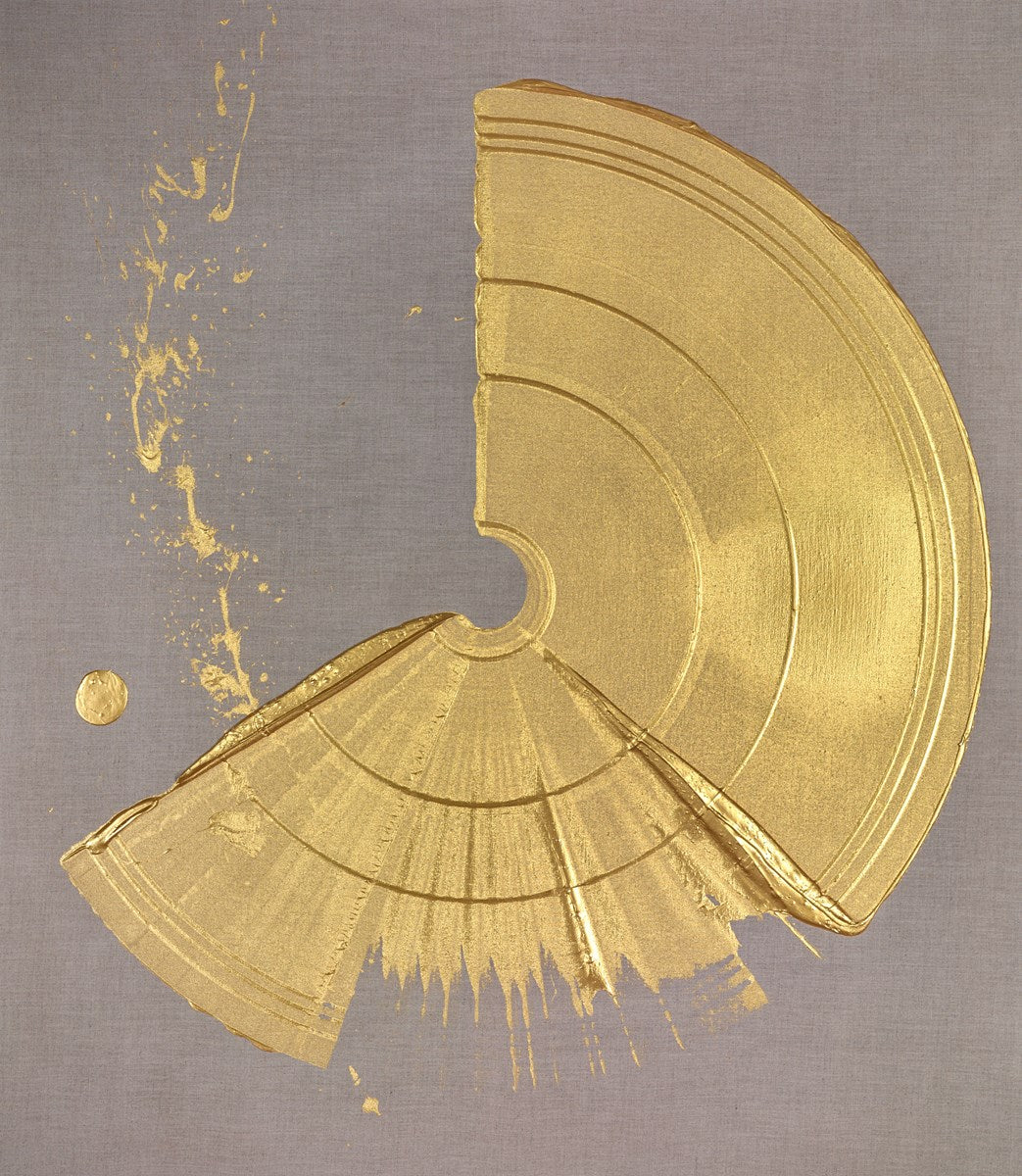 Large Brushstroke - Gold II
