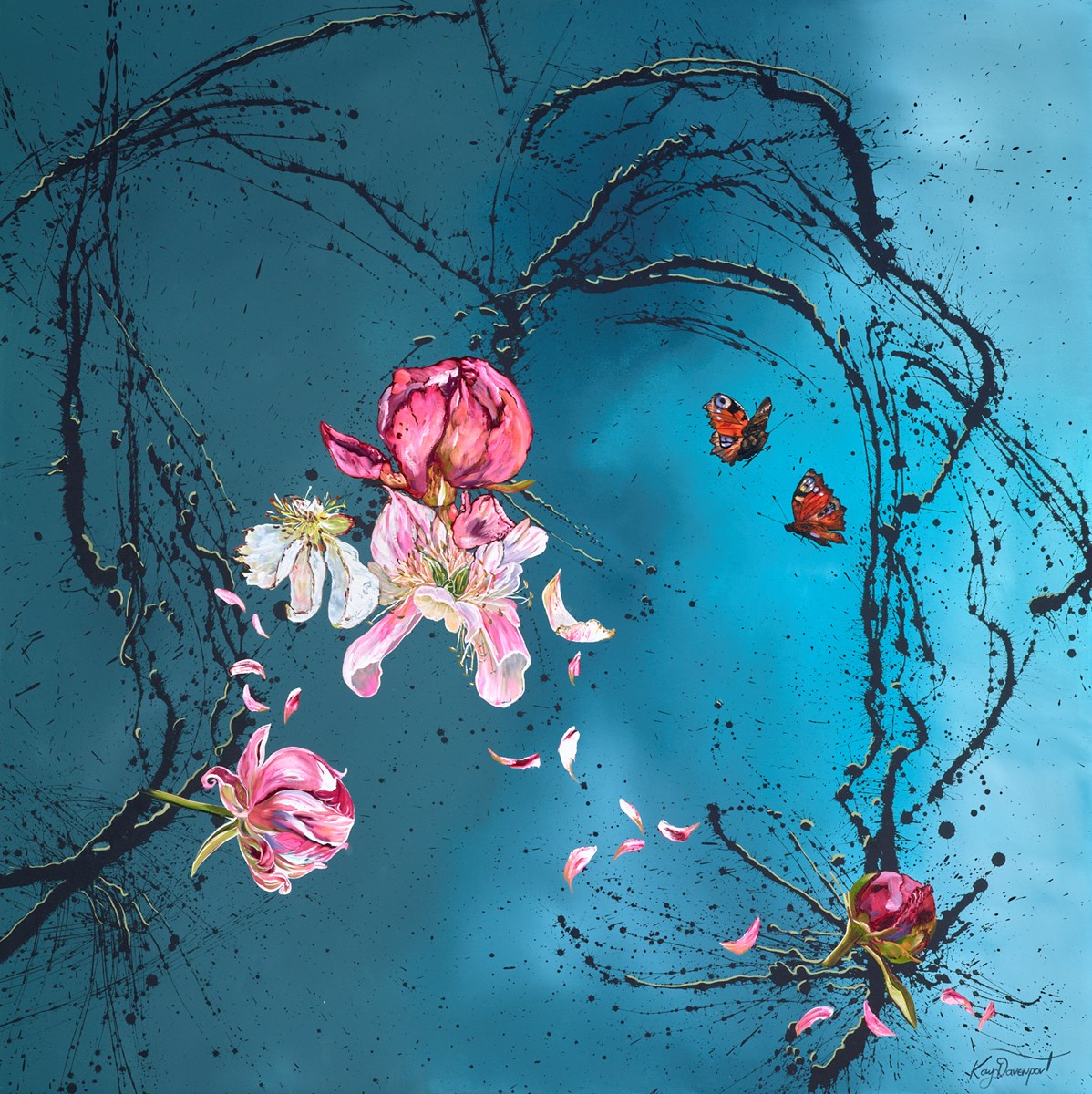 Peonies and Peacocks