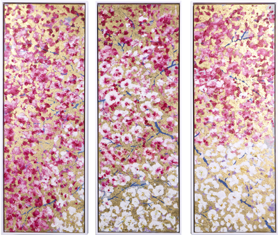 Spring Embrace (Triptych)