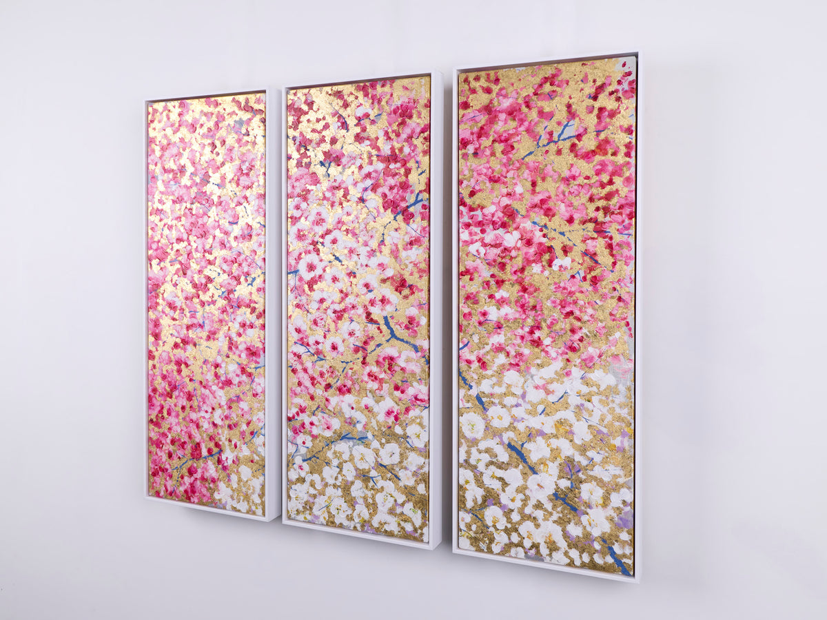 Spring Embrace (Triptych)