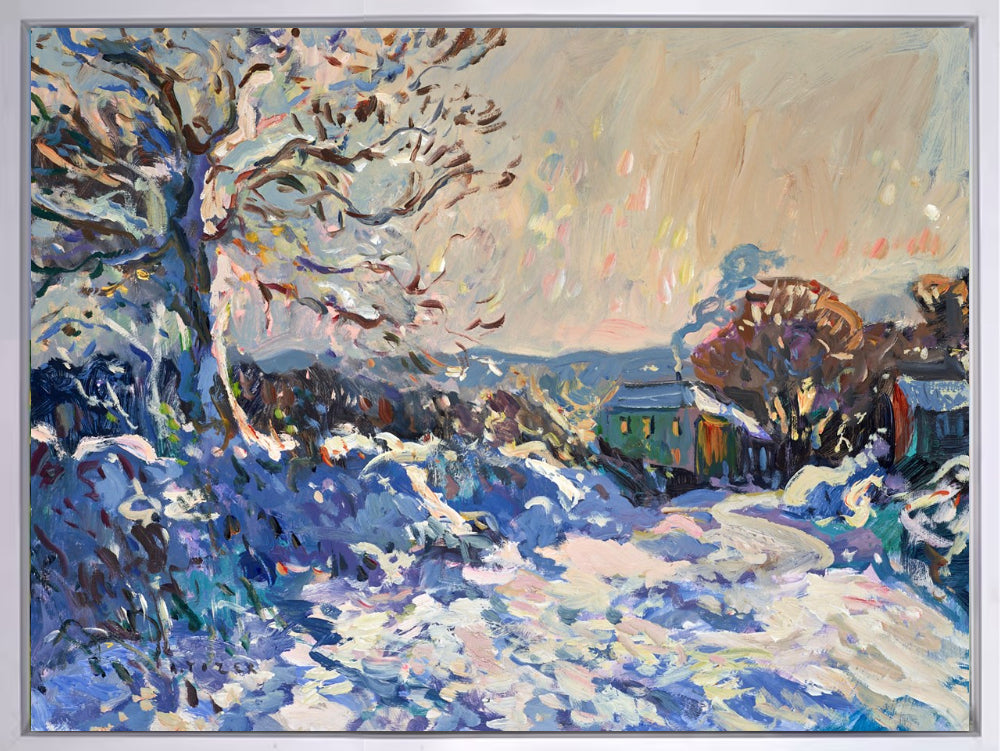 Ready For Snow (Snowy Lane Nr Penryn)