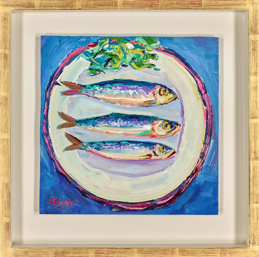 Three Little Herrings (Framed)