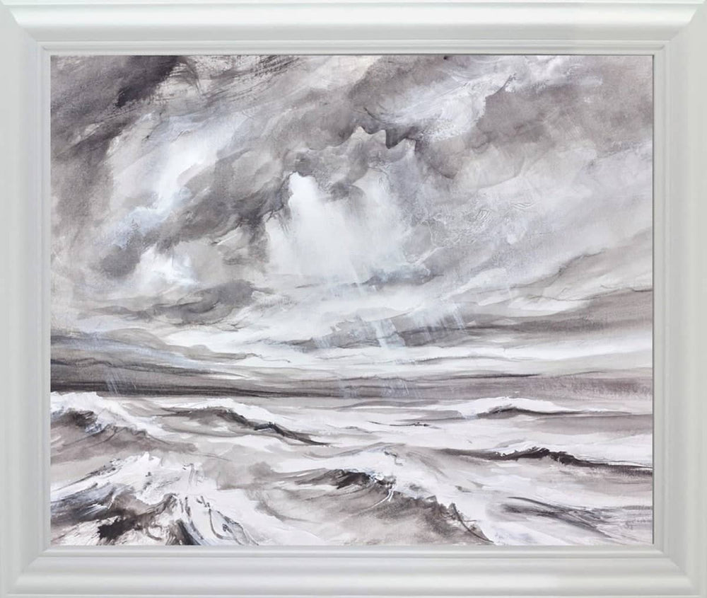 Storm at Sea (Study) (Framed)