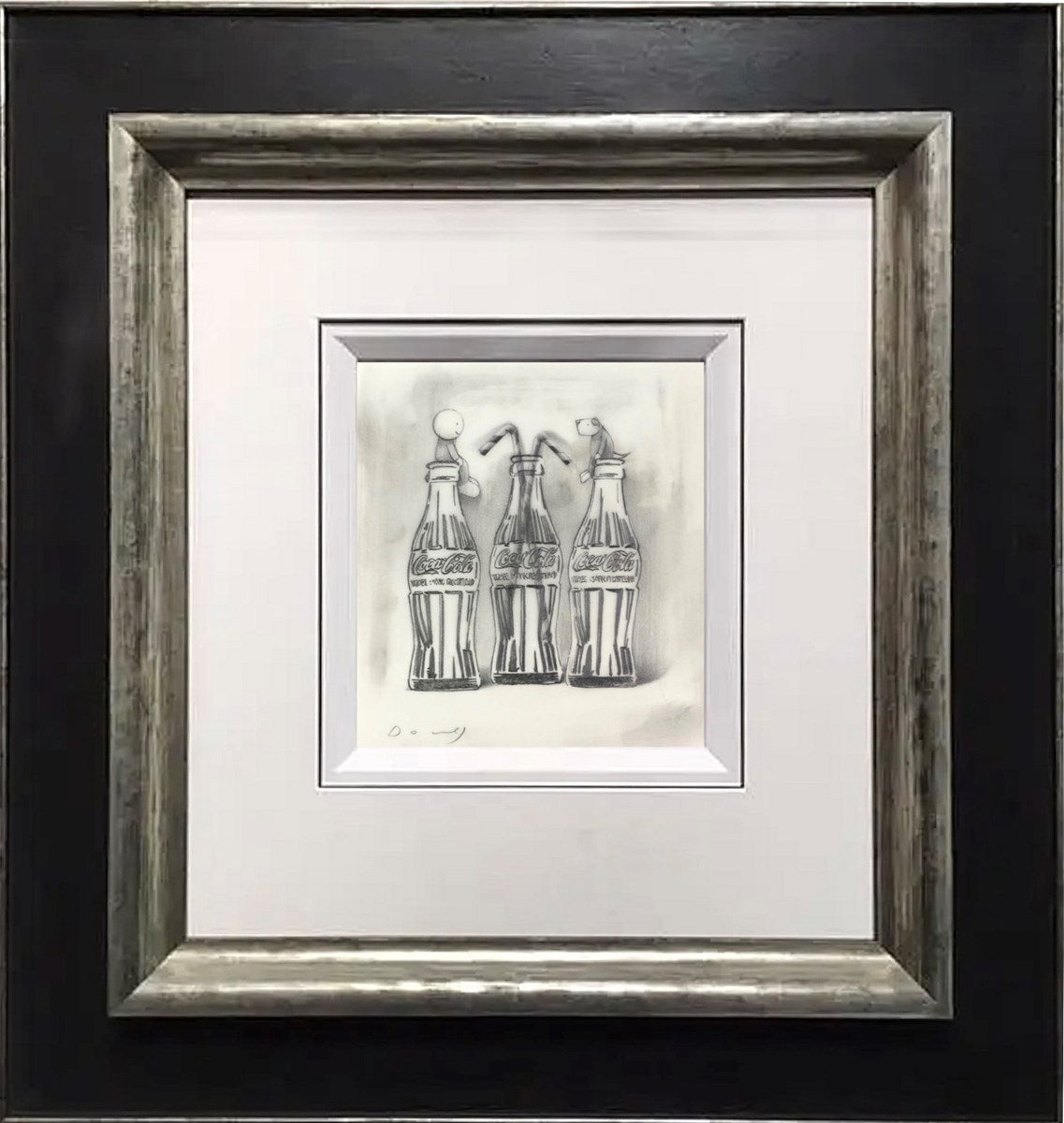 Warhol's Happy Hour Refreshment (Sketch) (Framed)