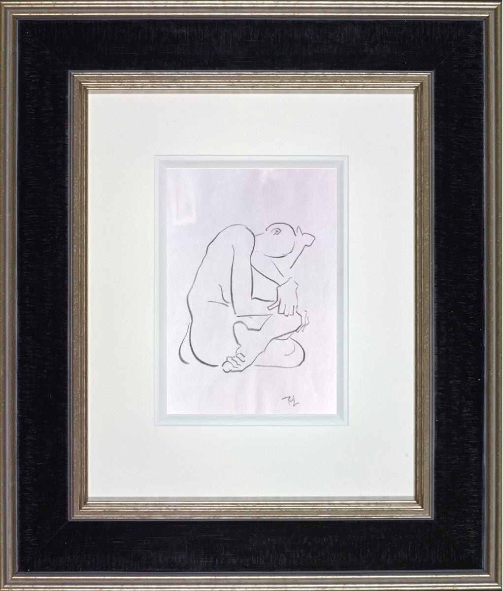 With line alone (Framed)