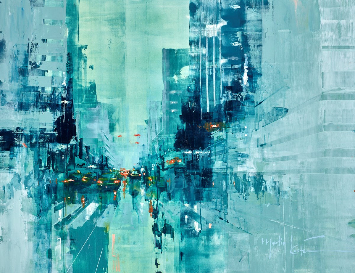 New York Fading Blue III