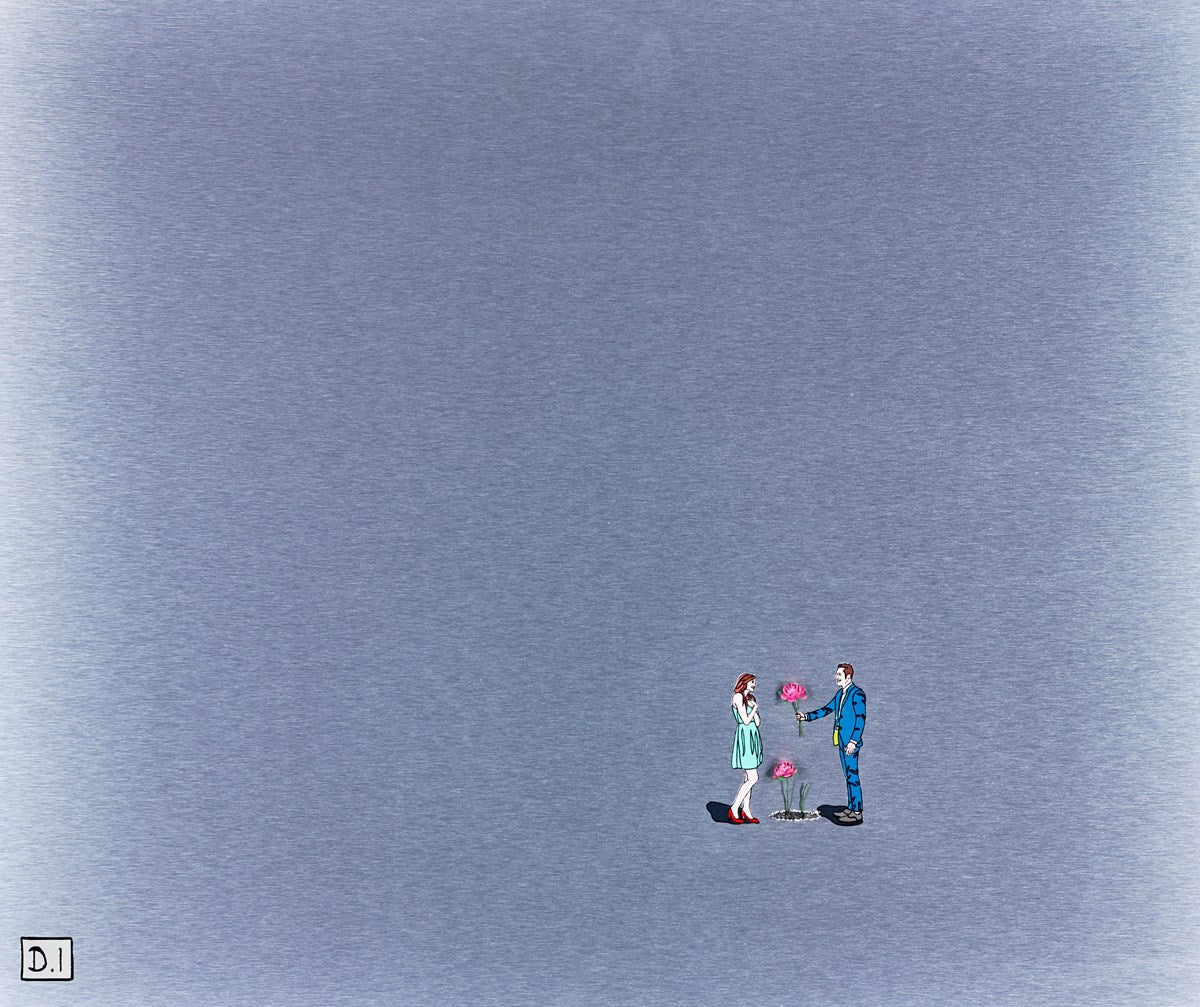 Man With Flowers V