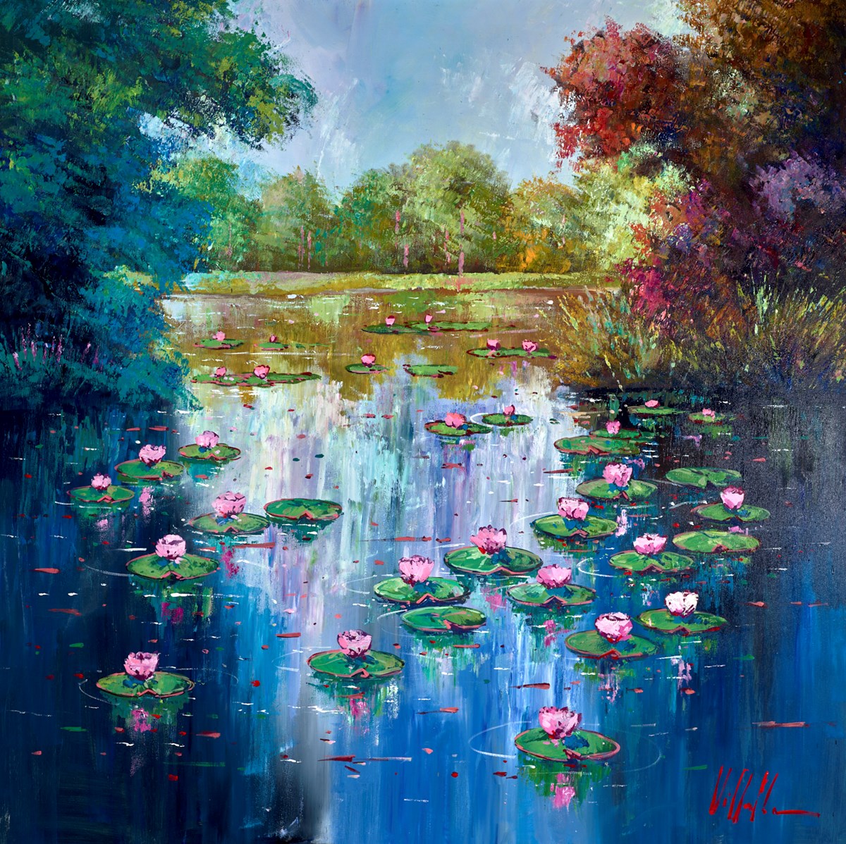 Tranquil Lily Pond II