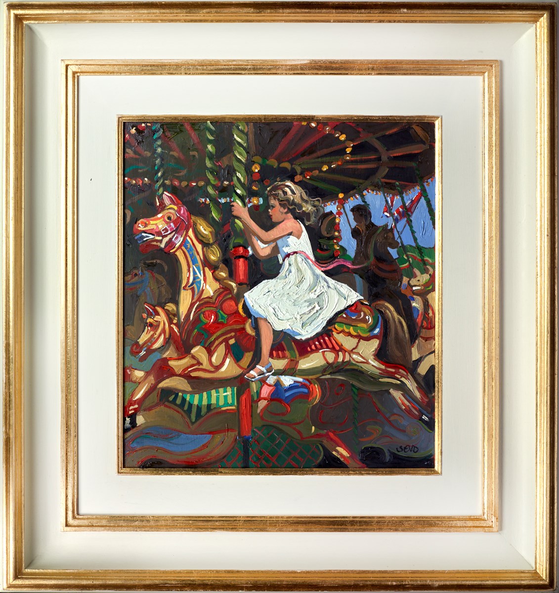 Carefree Days of the Fair (Framed)