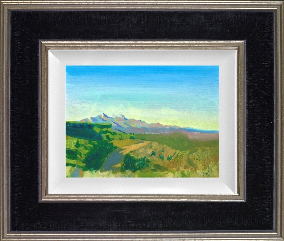 View over the Canigou (Framed)