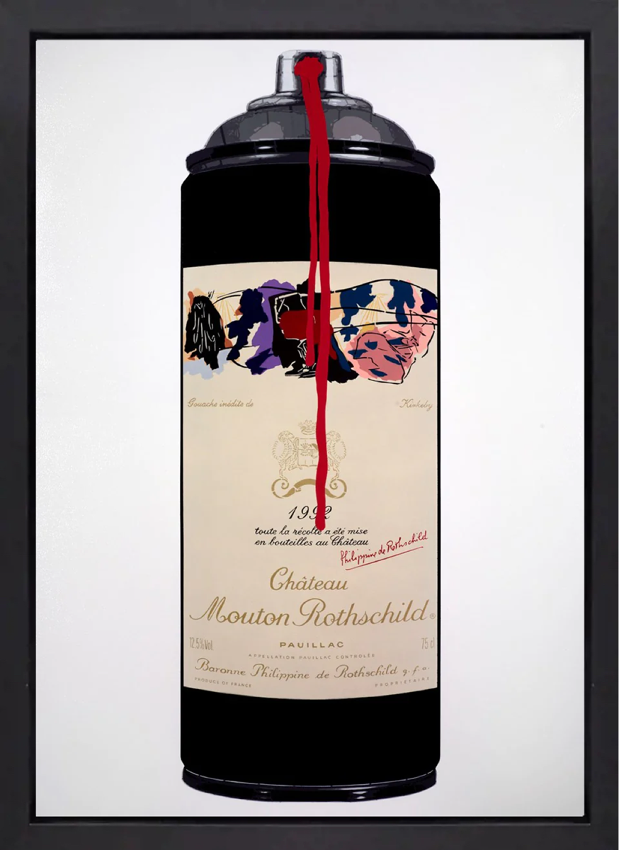 Rothschild (Red Drip) (Framed)