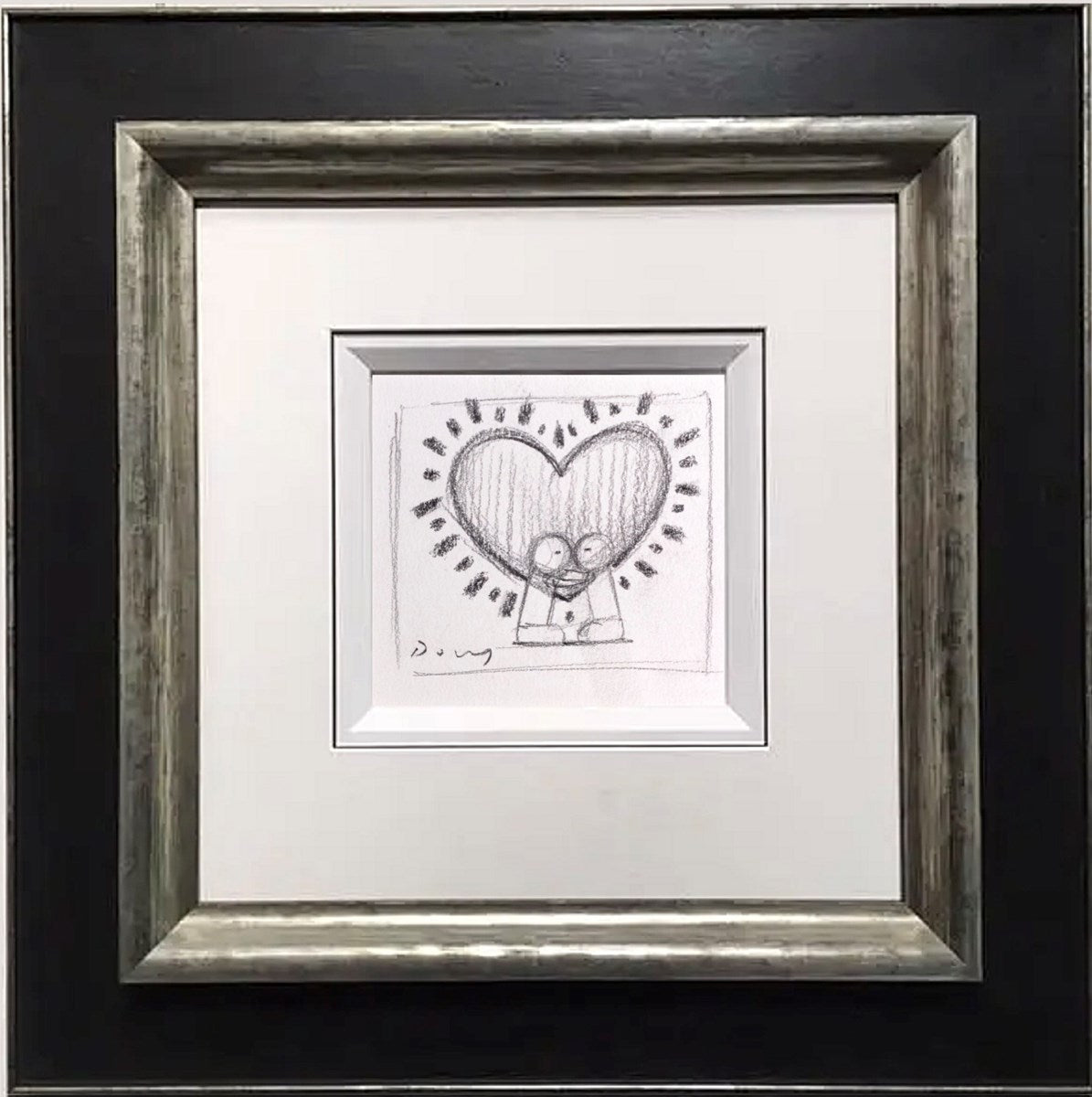 Sharing the Love (Sketch) III (Framed)