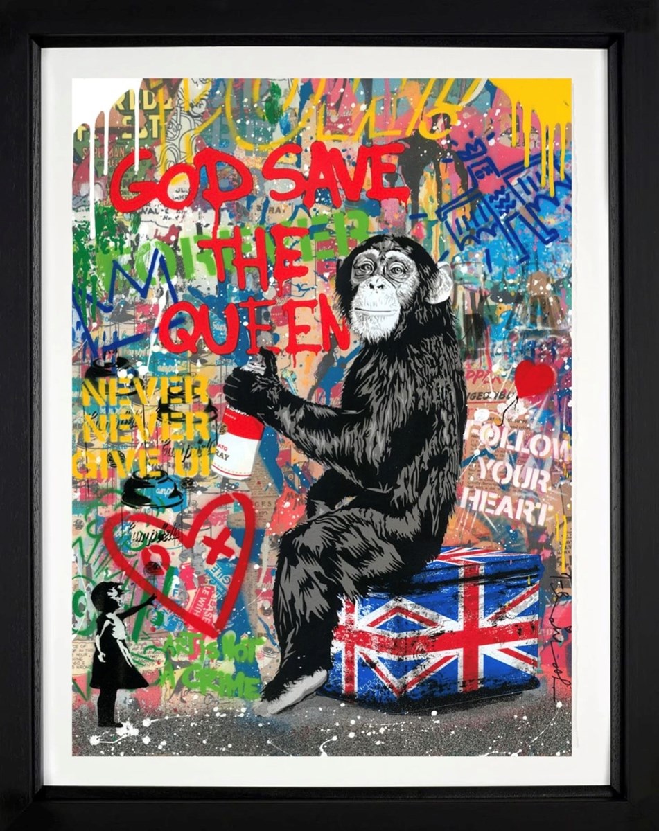 God Save The Queen (Framed)