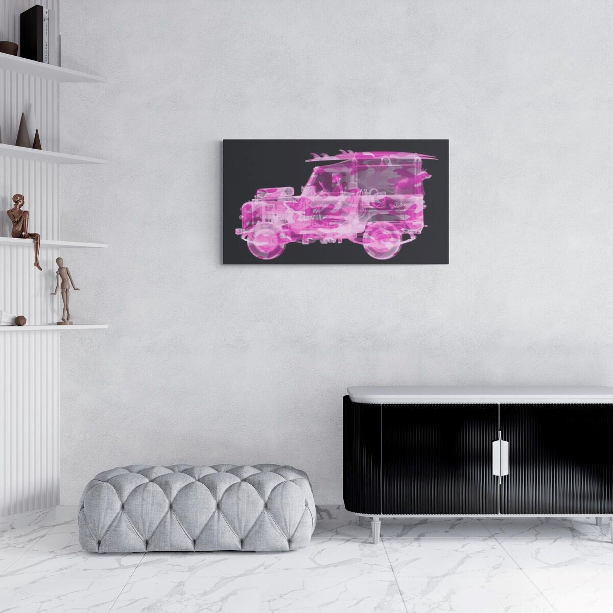 Camouflage Land Rover Surfer Pink (Roomset)