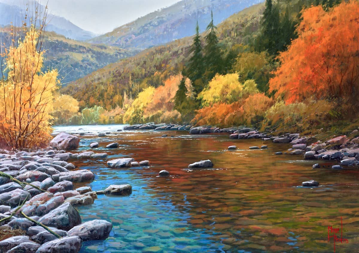 Rio en Pirineos